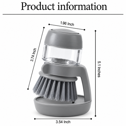 Scrub + Dispense Soap in One Easy Press
